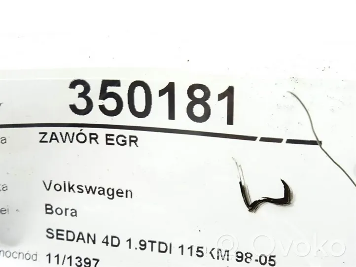 Volkswagen Bora Valvola EGR 038129637