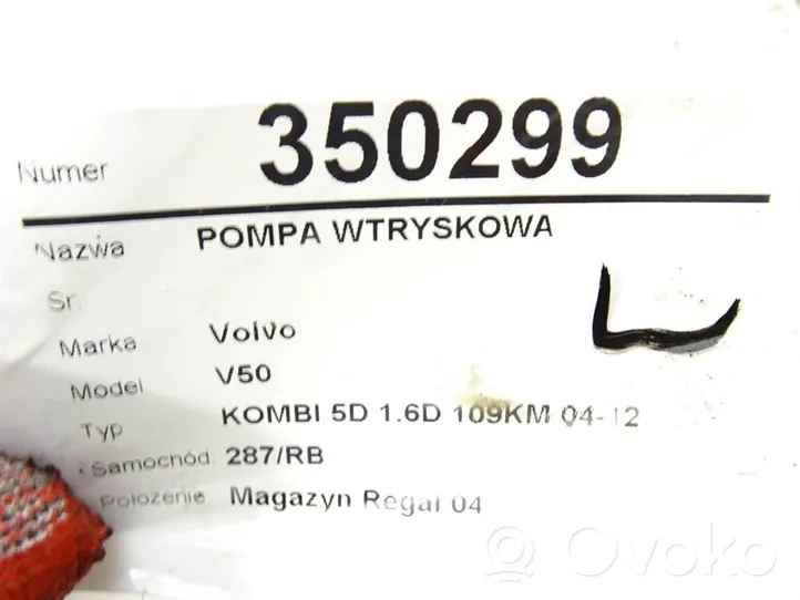 Volvo V50 Pompe d'injection de carburant à haute pression 0445010102