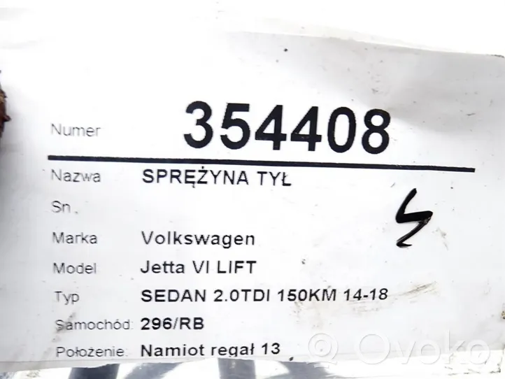 Volkswagen Jetta VI Rear coil spring 