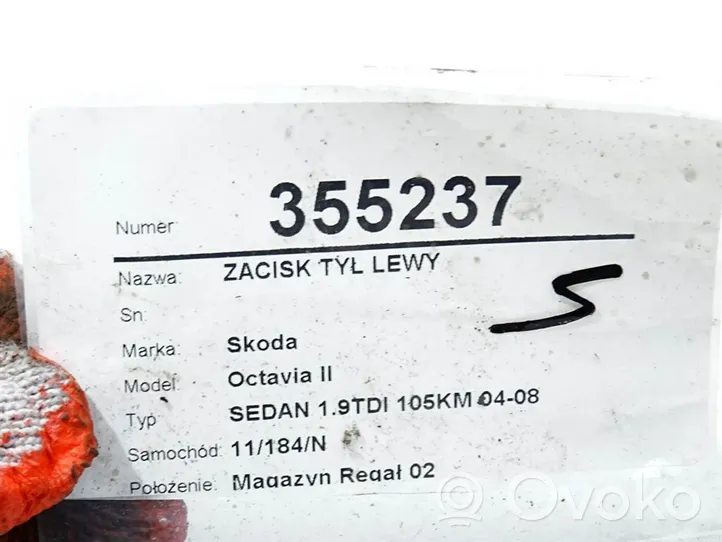 Skoda Octavia Mk2 (1Z) Tylny zacisk hamulcowy 