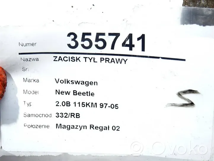 Volkswagen New Beetle Tylny zacisk hamulcowy 