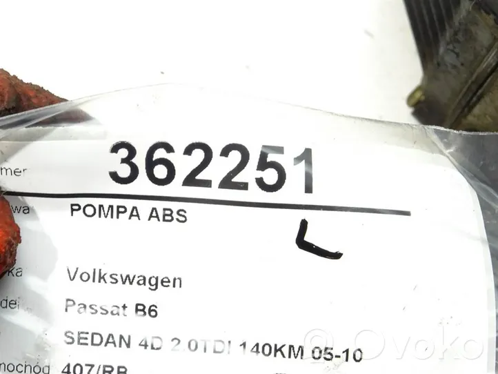 Volkswagen PASSAT B6 ABS Steuergerät 3C0614095K
