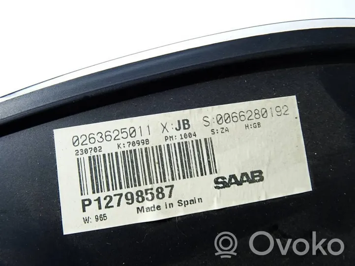 Saab 9-3 Ver1 Nopeusmittari (mittaristo) 12798587