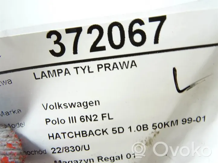 Volkswagen Polo III 6N 6N2 6NF Lampa tylna 