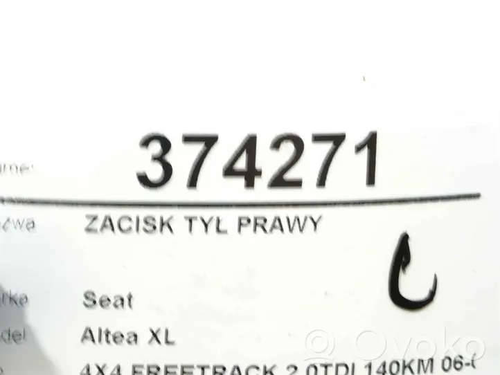 Seat Altea XL Tylny zacisk hamulcowy 