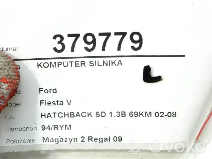 Ford Fiesta Centralina/modulo motore ECU 2S6A-12A650-PB