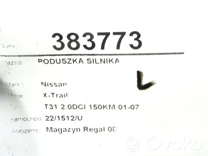 Nissan X-Trail T31 Valvola di depressione sul supporto motore 