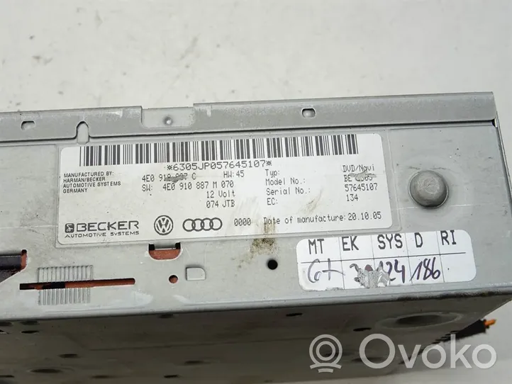 Audi A6 S6 C6 4F Filtr anteny 4E0910887M