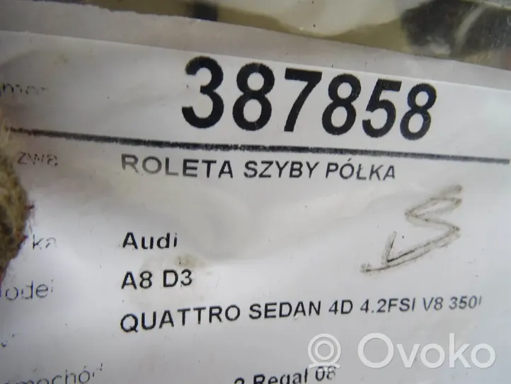 Audi A8 S8 D3 4E Półka tylna bagażnika 4E0861325