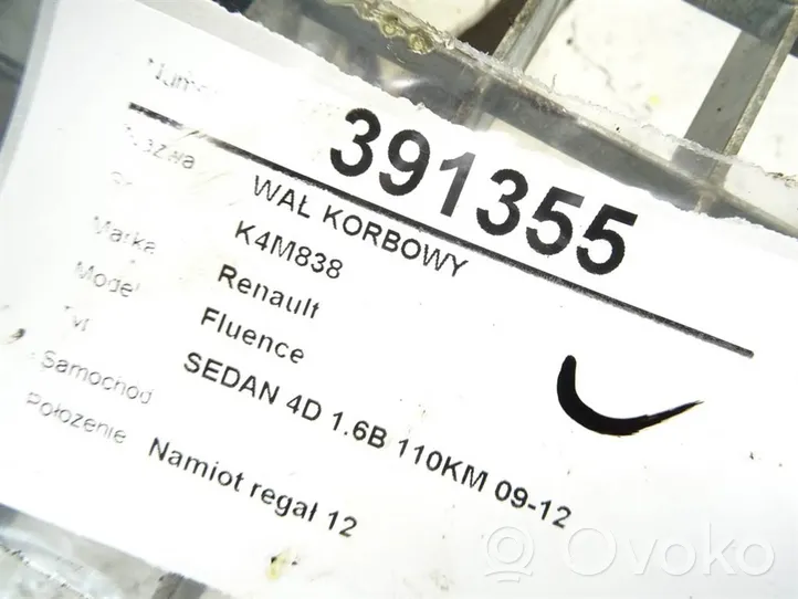 Renault Fluence Crankshaft K4M838