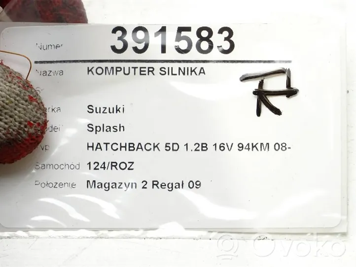 Suzuki Splash Engine control unit/module ECU 33920-85L00