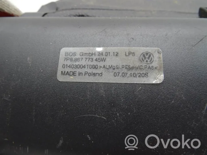 Volkswagen Touareg II Parcel shelf load cover 7P6867773