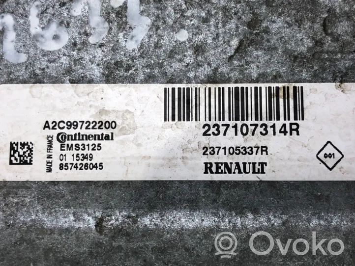 Renault Clio IV Moottorin ohjainlaite/moduuli (käytetyt) 237107314R