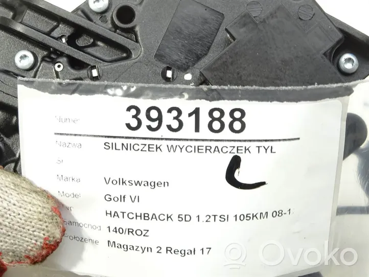 Volkswagen Golf VI Galinio stiklo valytuvo varikliukas 5K6955711B