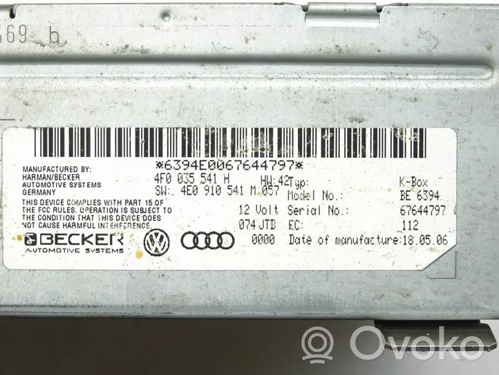 Audi A6 Allroad C6 Muut ohjainlaitteet/moduulit 4E0035541H