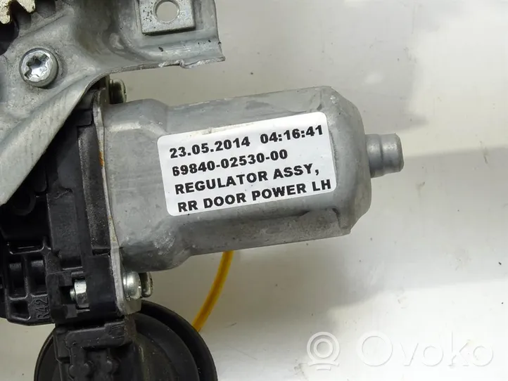 Toyota Corolla E160 E170 Mécanisme lève-vitre de porte arrière avec moteur 69840-02530