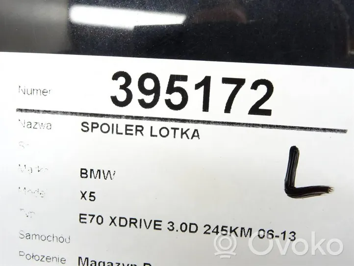 BMW X5 E70 Listwa dolna zderzaka tylnego 