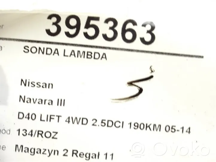 Nissan NP300 Sonde lambda 211200-7350