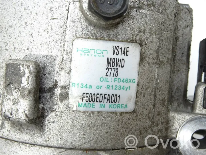 Hyundai Elantra VI Kompresor / Sprężarka klimatyzacji A/C F500EDFAC01