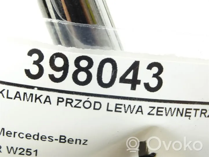 Mercedes-Benz R W251 Klamka zewnętrzna drzwi przednich A1647600570