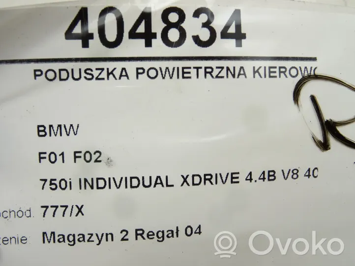 BMW 7 F01 F02 F03 F04 Poduszka powietrzna Airbag kierownicy 