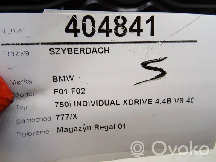 BMW 7 F01 F02 F03 F04 Szyberdach / Komplet 