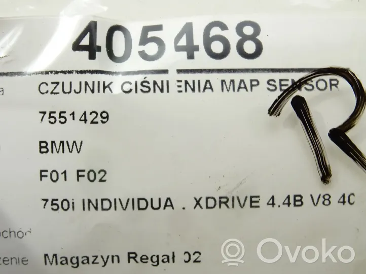 BMW 7 F01 F02 F03 F04 Sensore di pressione 7551429