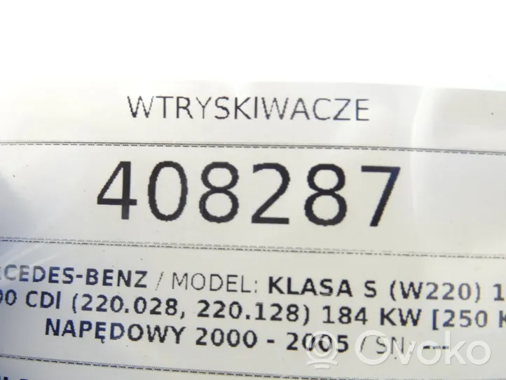 Mercedes-Benz S W220 Wtryskiwacze / Komplet A6280700587