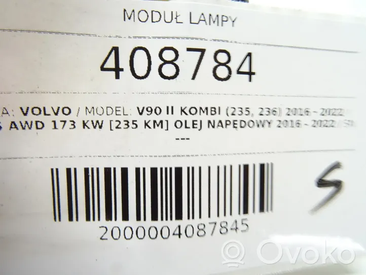 Volvo S90, V90 Muut ohjainlaitteet/moduulit B132114-A