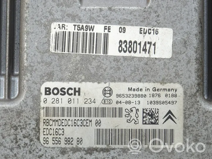 Peugeot 307 Galios (ECU) modulis 9655698280