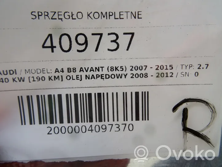 Audi A4 S4 B8 8K Sprzęgło / Komplet 