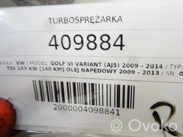 Volkswagen Golf VI Turboahdin 03L253016J