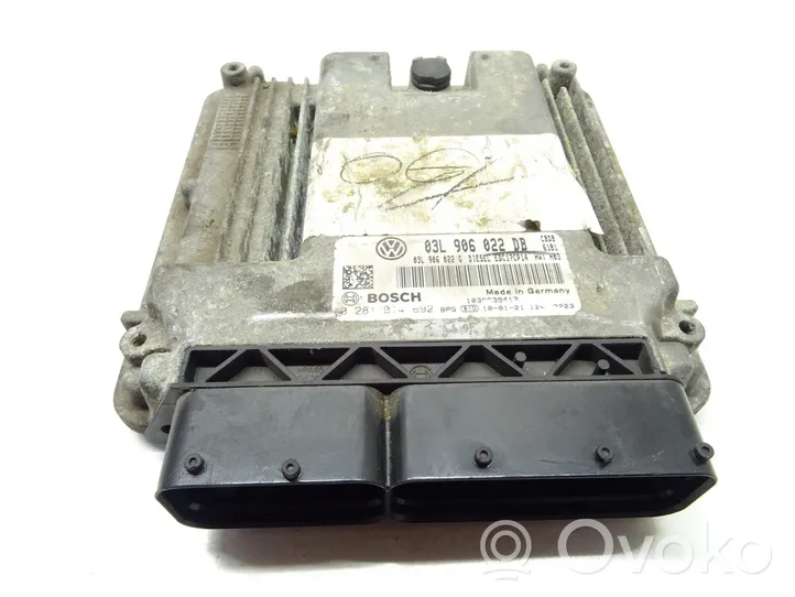 Volkswagen Golf VI Galios (ECU) modulis 03L906022DB