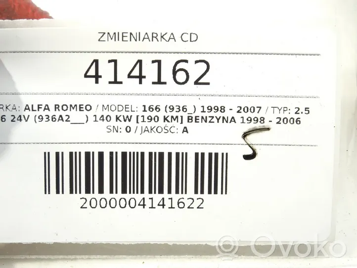 Alfa Romeo 166 CD/DVD-vaihdin 60670601