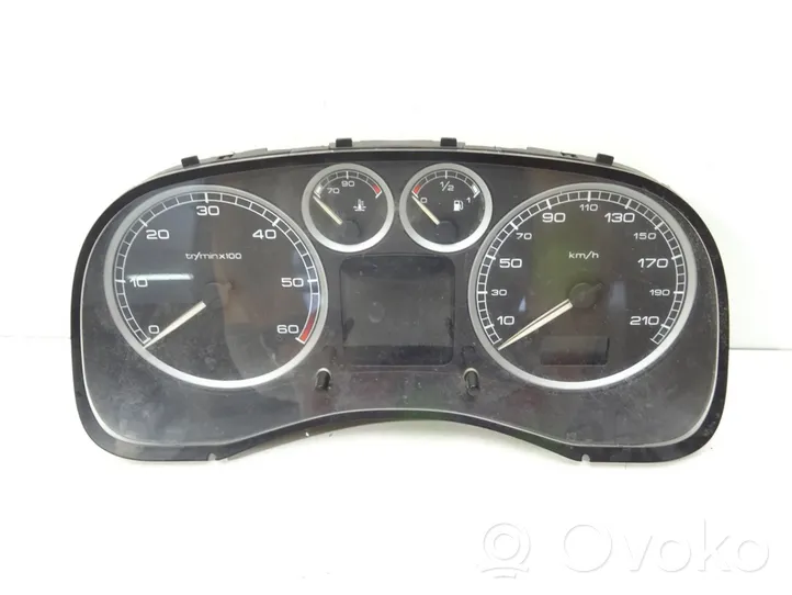 Peugeot 307 Compteur de vitesse tableau de bord P9636708880B