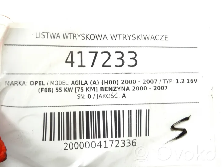 Opel Agila A Listwa wtryskowa 0280155965