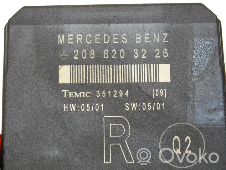 Mercedes-Benz CLK A208 C208 Inne komputery / moduły / sterowniki 2088203226