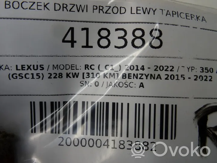 Lexus RC Boczki / Poszycie drzwi przednich 