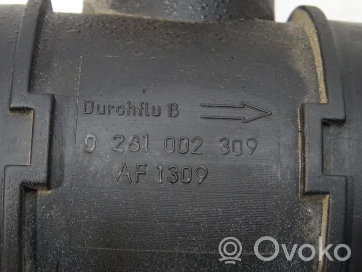 Fiat Punto (188) Mass air flow meter 0281002309