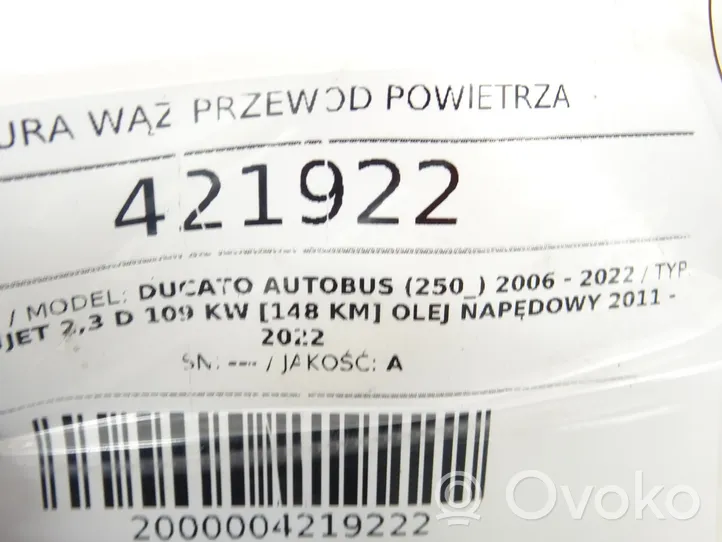 Fiat Ducato Rura / Wąż dolotowy powietrza 