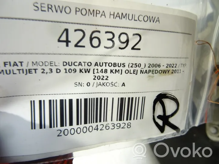 Fiat Ducato Wspomaganie hamulca 00518373240