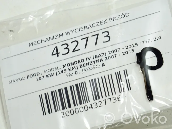 Ford Mondeo MK IV Stikla tīrītāja mehānisms komplekts 7S71-17504-AB