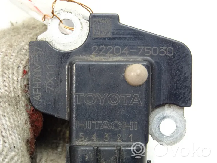 Toyota Highlander XU40 Przepływomierz masowy powietrza MAF 22204-75030