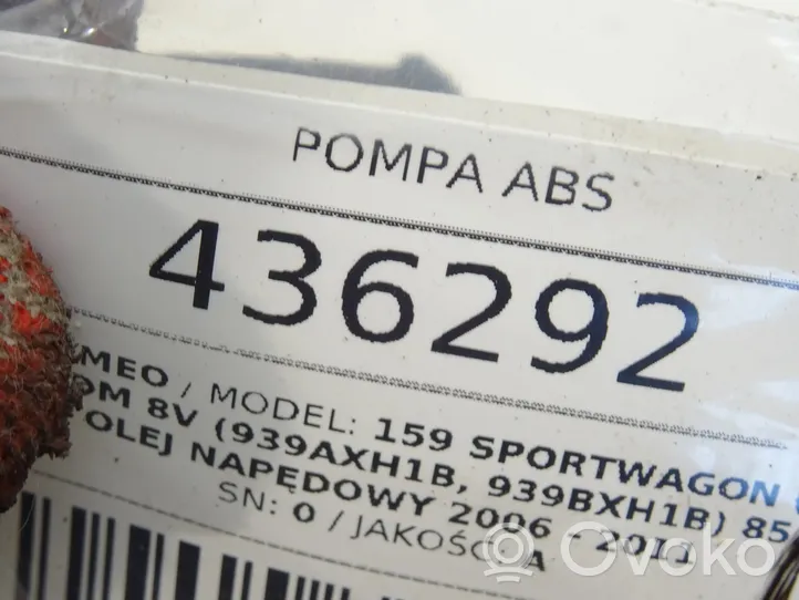 Alfa Romeo 159 ABS-pumppu 51812265