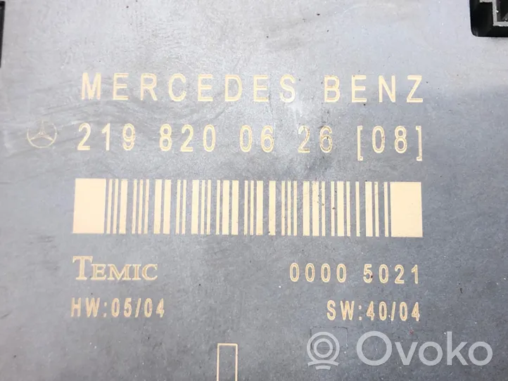 Mercedes-Benz CLS AMG C219 Inne komputery / moduły / sterowniki 2198200626