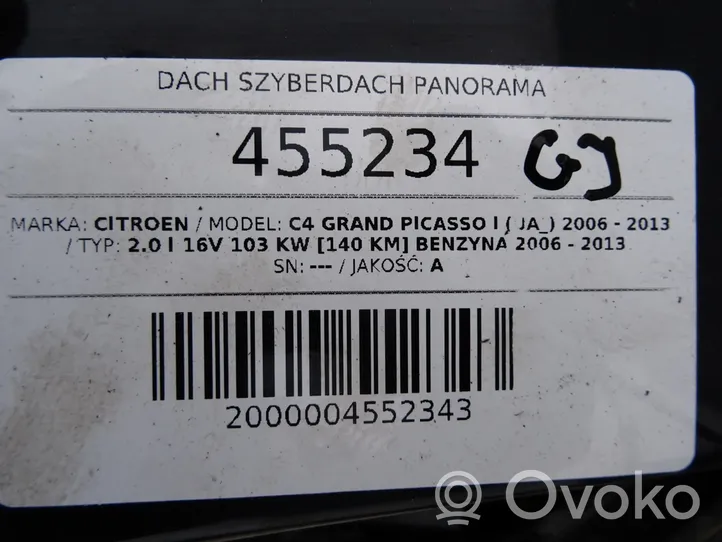 Citroen C4 Grand Picasso Stoglangio komplektas 