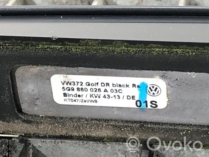 Volkswagen Golf VII Binario barra tetto 5G9860026A