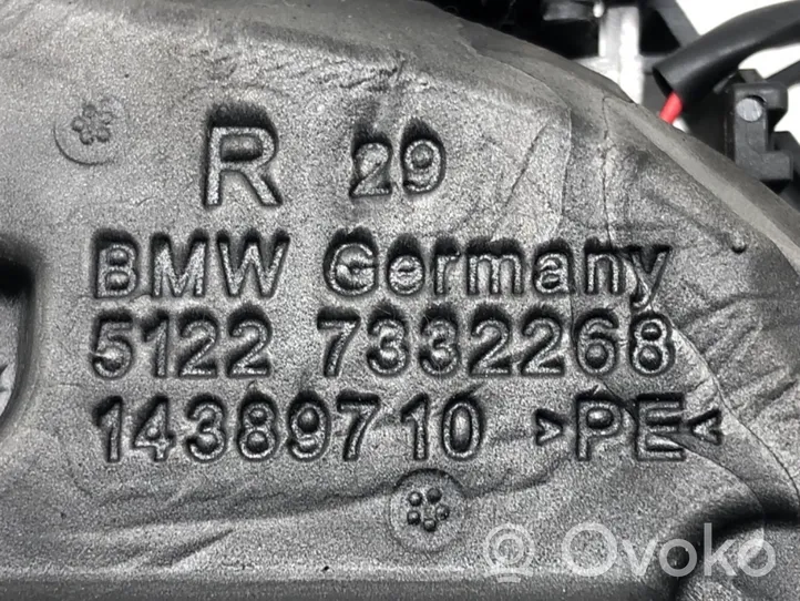 BMW 3 F30 F35 F31 Poignée extérieure de porte arrière 7332268
