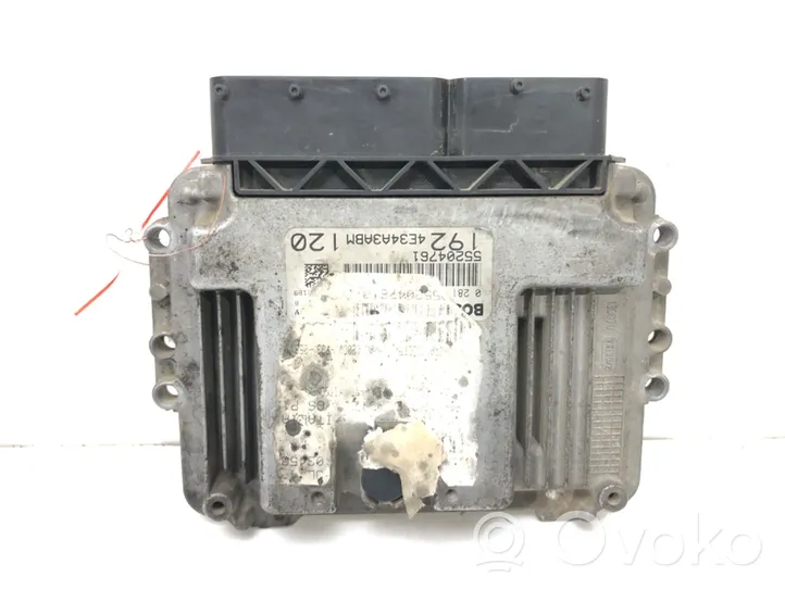 Fiat Stilo Unité de commande, module ECU de moteur 55204761