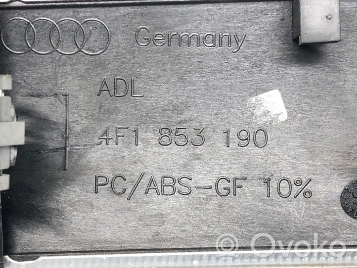 Audi A6 Allroad C6 Garniture, panneau de grille d'aération latérale 4F1853190